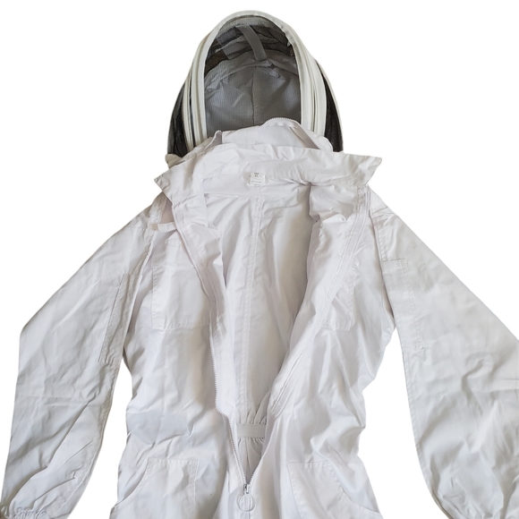 NWT Beekeepers 100% Cotton Coverall With Detachable Folding Veil Size XL - Picture 4 of 16